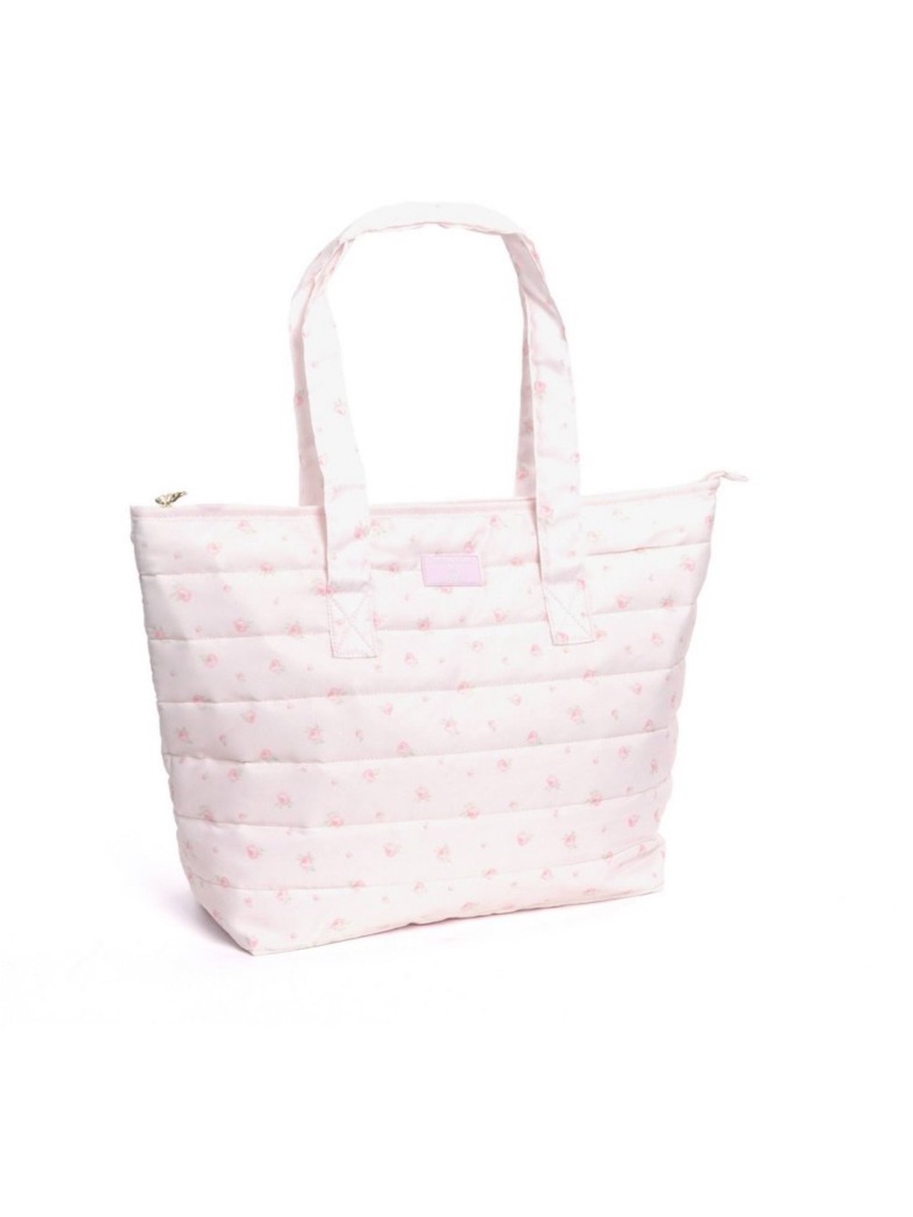 LoveShackFancy x Target - Yoobi Blooming Heirloom Ditsy Quilted Tote Pink